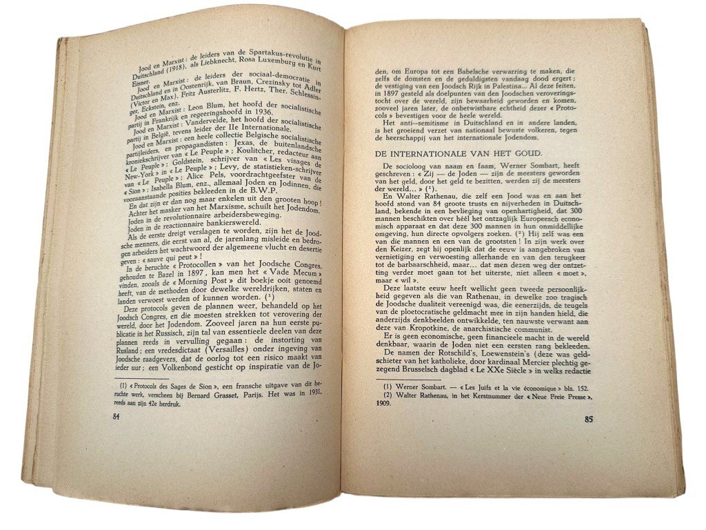 Original 1936 Flemish brochure 'Jodendom & Communisme zonder masker – Ward Hermans' — image 6