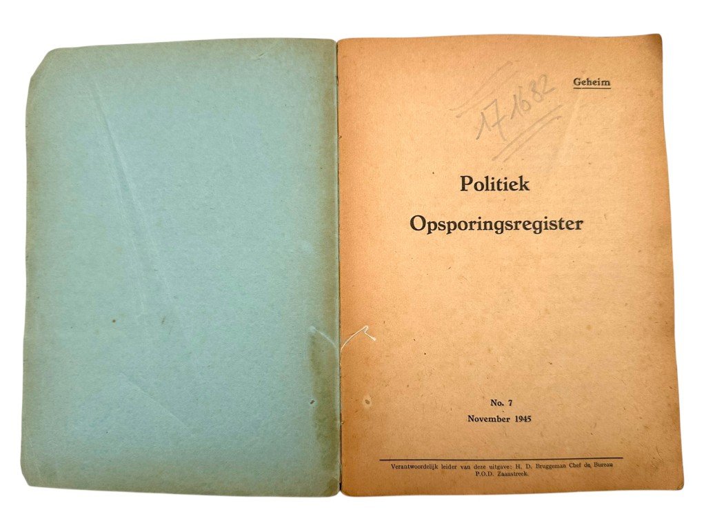 Original 1945 Dutch 'Politiek Opsporingsregister' book set — image 13