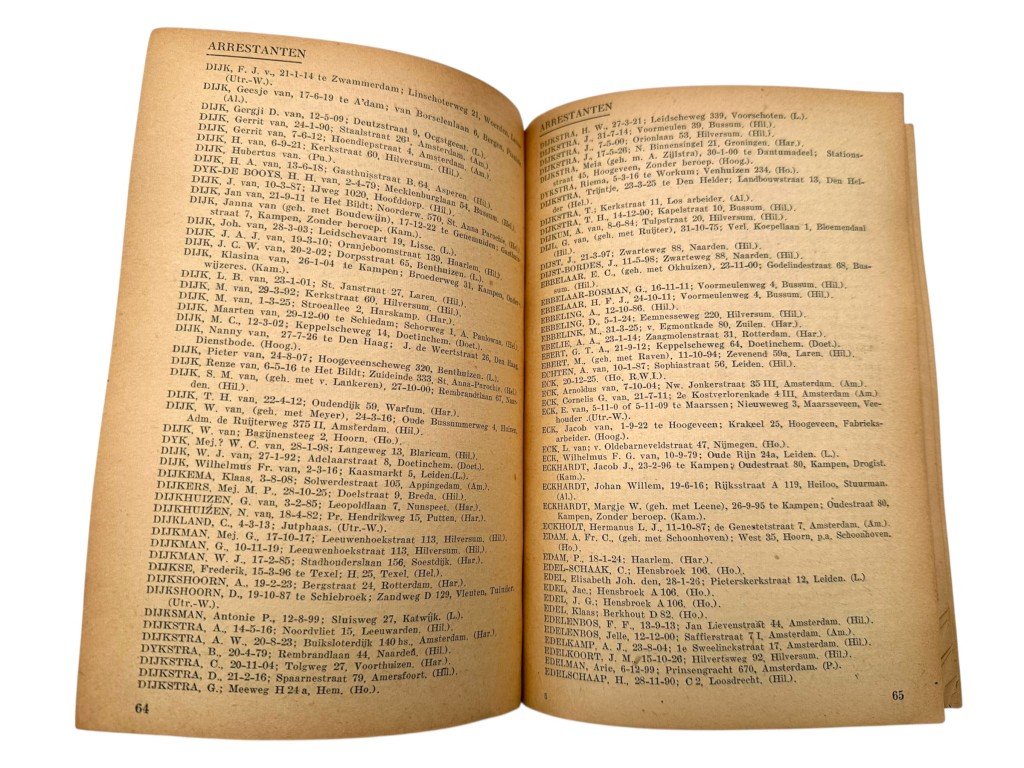 Original 1945 Dutch 'Politiek Opsporingsregister' book set — image 6