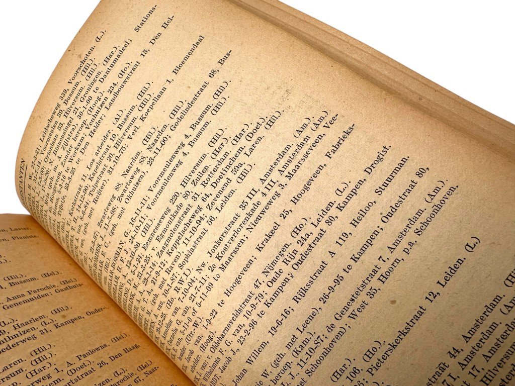 Original 1945 Dutch 'Politiek Opsporingsregister' book set — image 7