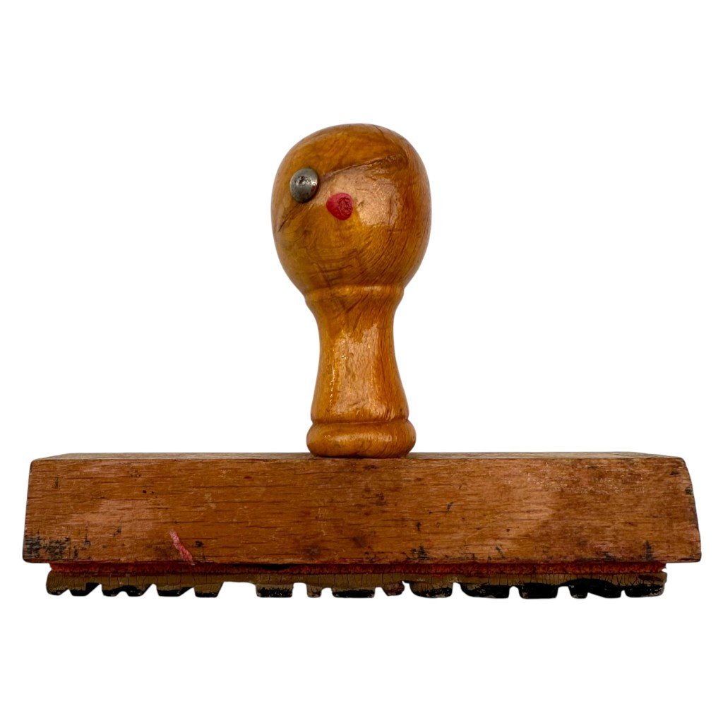 Original Pre 1940 Dutch army stamp Leeuwarden in Friesland — image 2