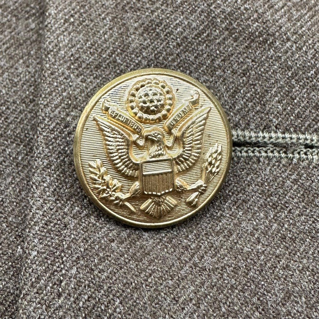 Original WWII US 7th army Class A Service Dress jacket — image 5