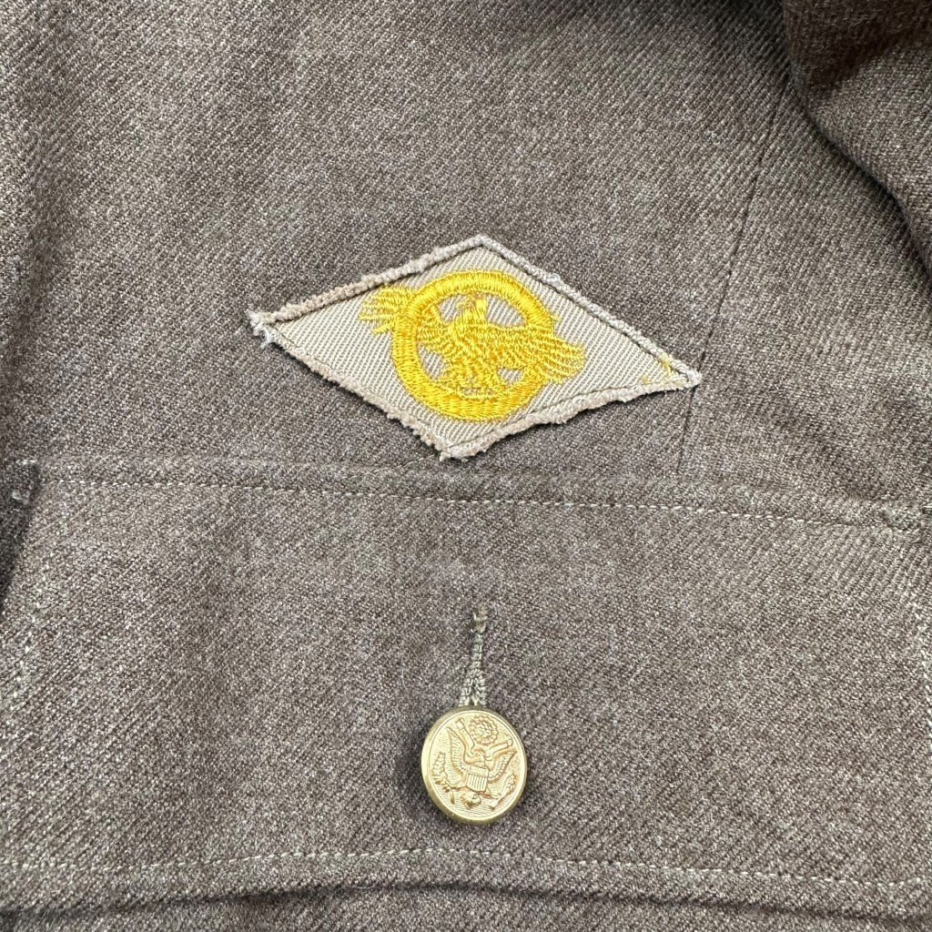 Original WWII US 7th army Class A Service Dress jacket — image 6