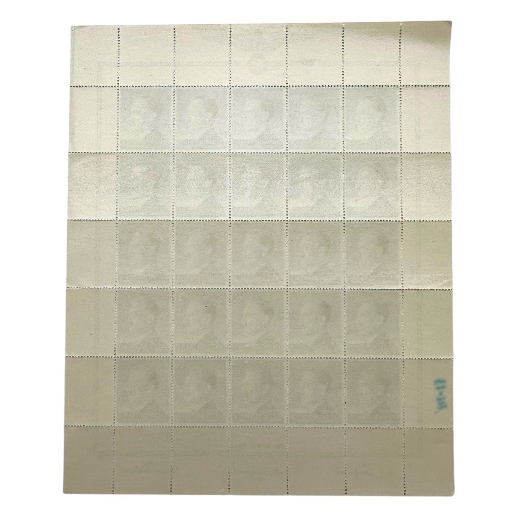 Original WWII German Adolf Hitler stamp sheet 20 April 1943 — image 4