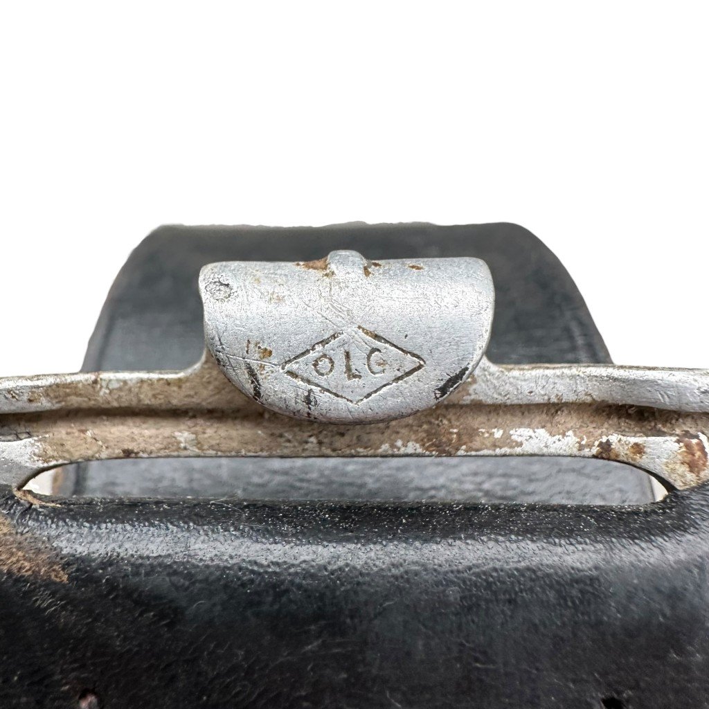 Original WWII German army leather belt — image 2