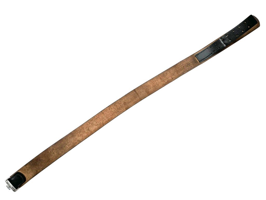 Original WWII German army leather belt — image 7