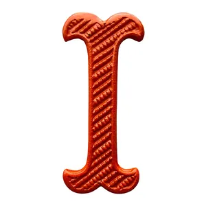 Original Pre 1940 Dutch army metal unit 'I' cap insignia