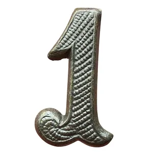 Original Pre 1940 Dutch army metal unit '1' cap insignia