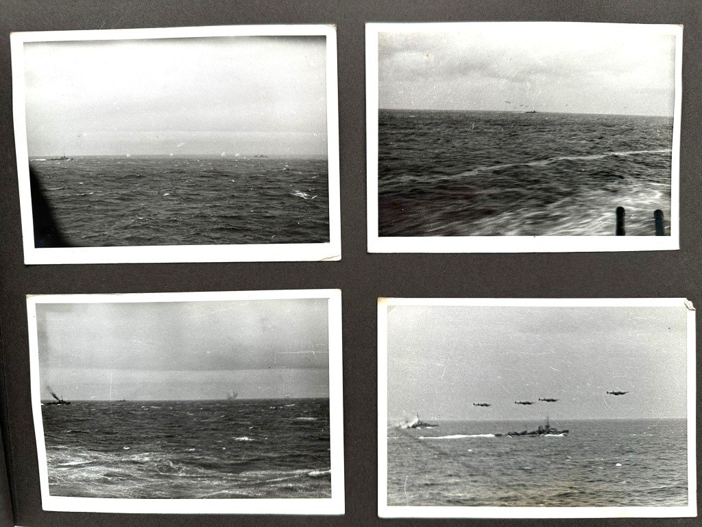 Original WWII German Kriegsmarine photo album of the Prinz Eugen ship — image 10