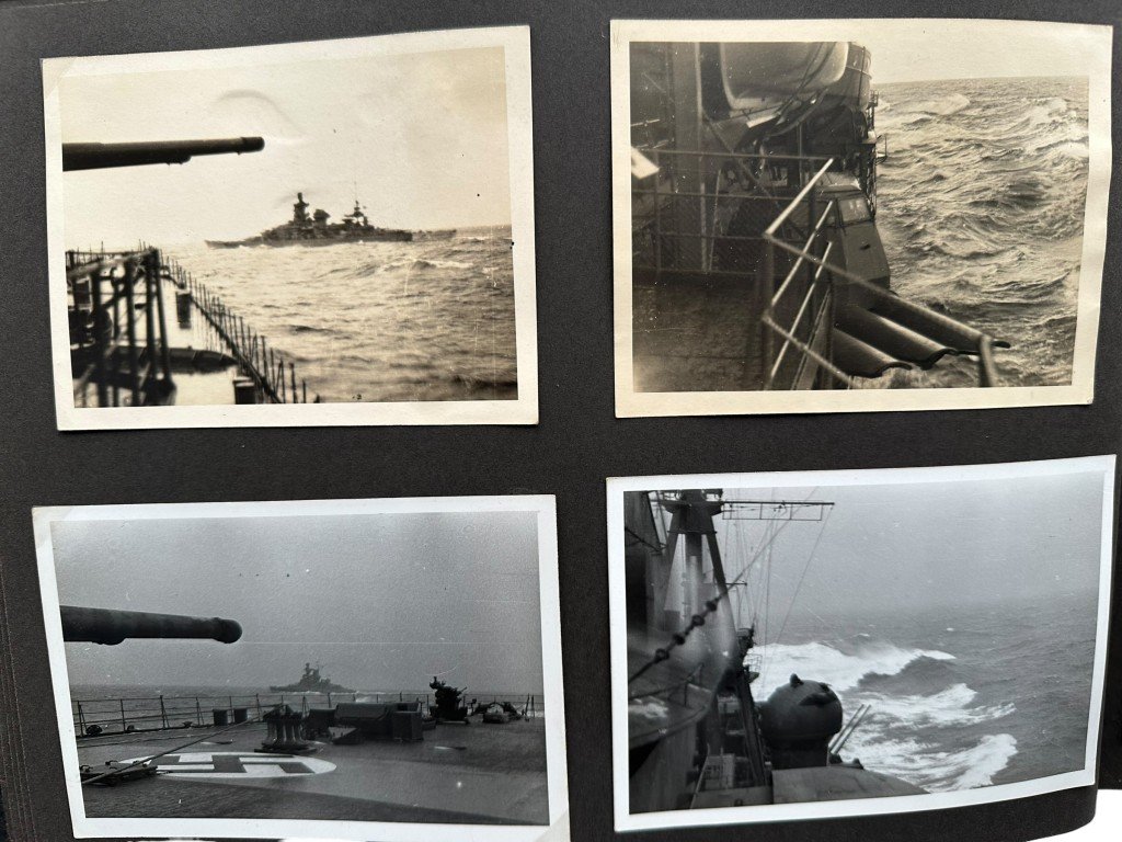 Original WWII German Kriegsmarine photo album of the Prinz Eugen ship — image 11