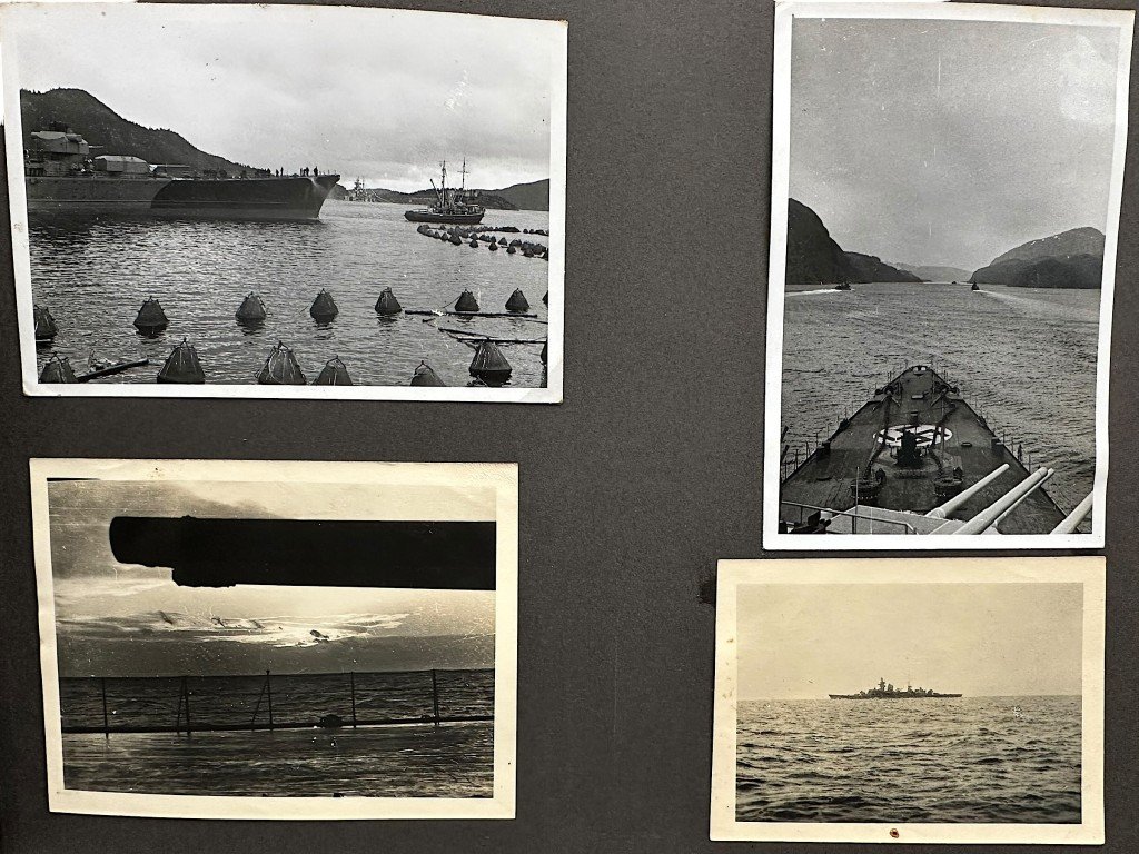 Original WWII German Kriegsmarine photo album of the Prinz Eugen ship — image 12