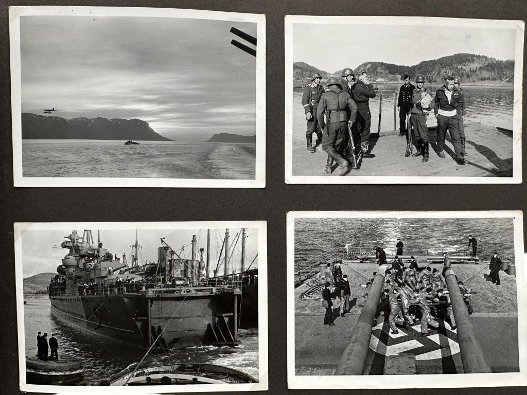 Original WWII German Kriegsmarine photo album of the Prinz Eugen ship — image 14