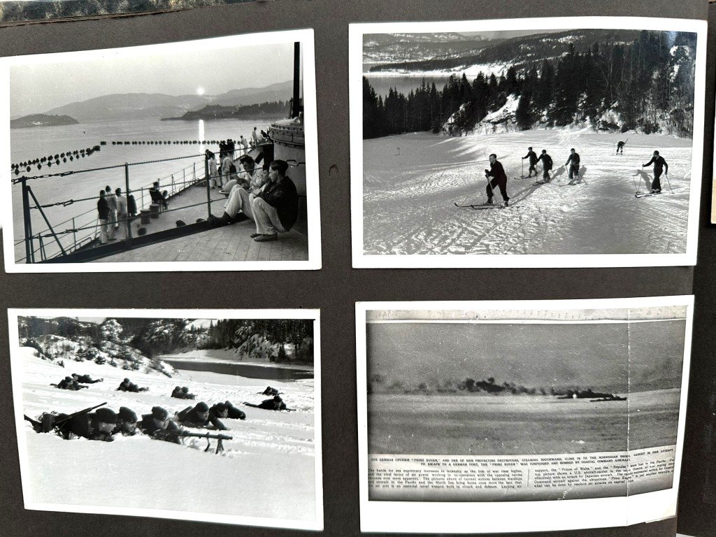 Original WWII German Kriegsmarine photo album of the Prinz Eugen ship — image 15