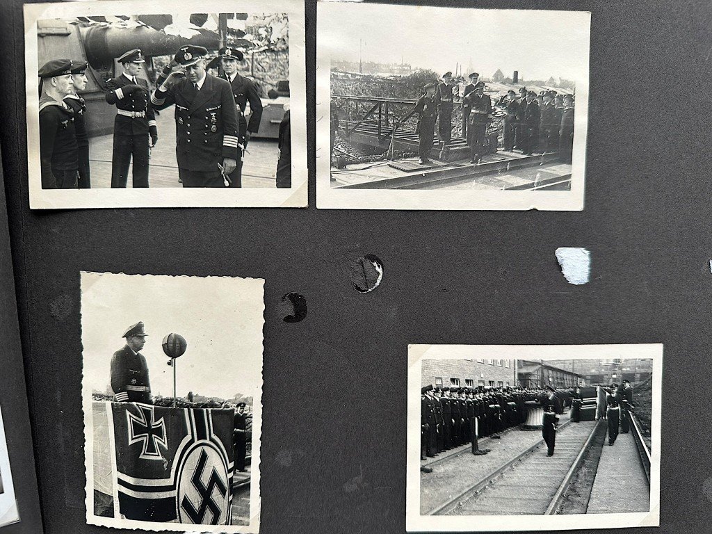 Original WWII German Kriegsmarine photo album of the Prinz Eugen ship — image 16