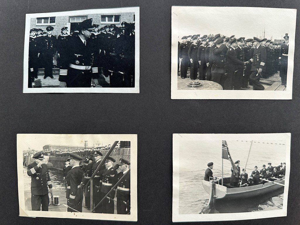 Original WWII German Kriegsmarine photo album of the Prinz Eugen ship — image 17