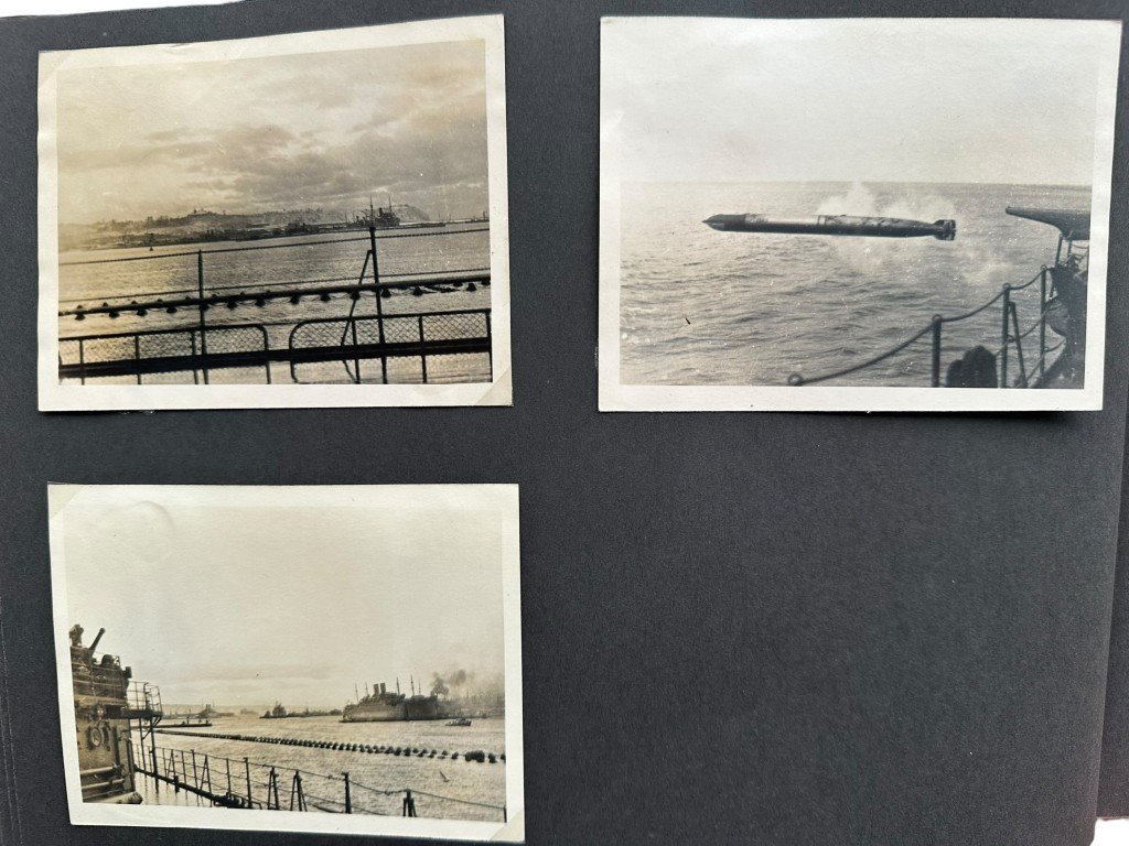 Original WWII German Kriegsmarine photo album of the Prinz Eugen ship — image 19