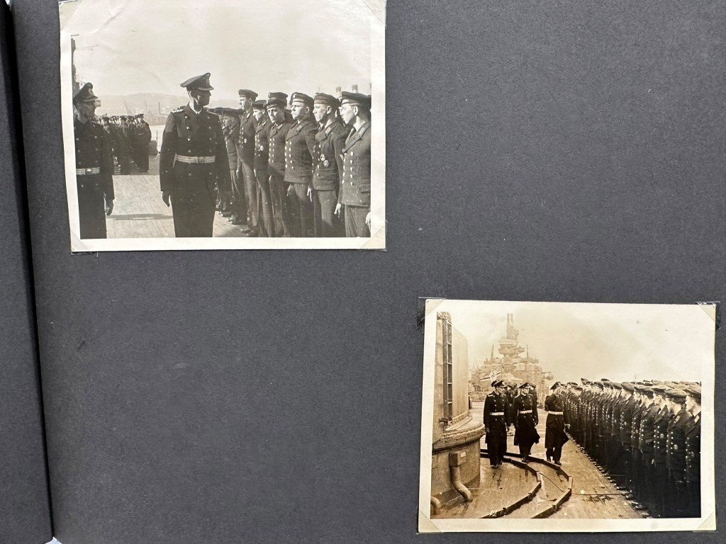Original WWII German Kriegsmarine photo album of the Prinz Eugen ship — image 24