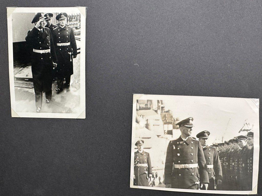 Original WWII German Kriegsmarine photo album of the Prinz Eugen ship — image 25