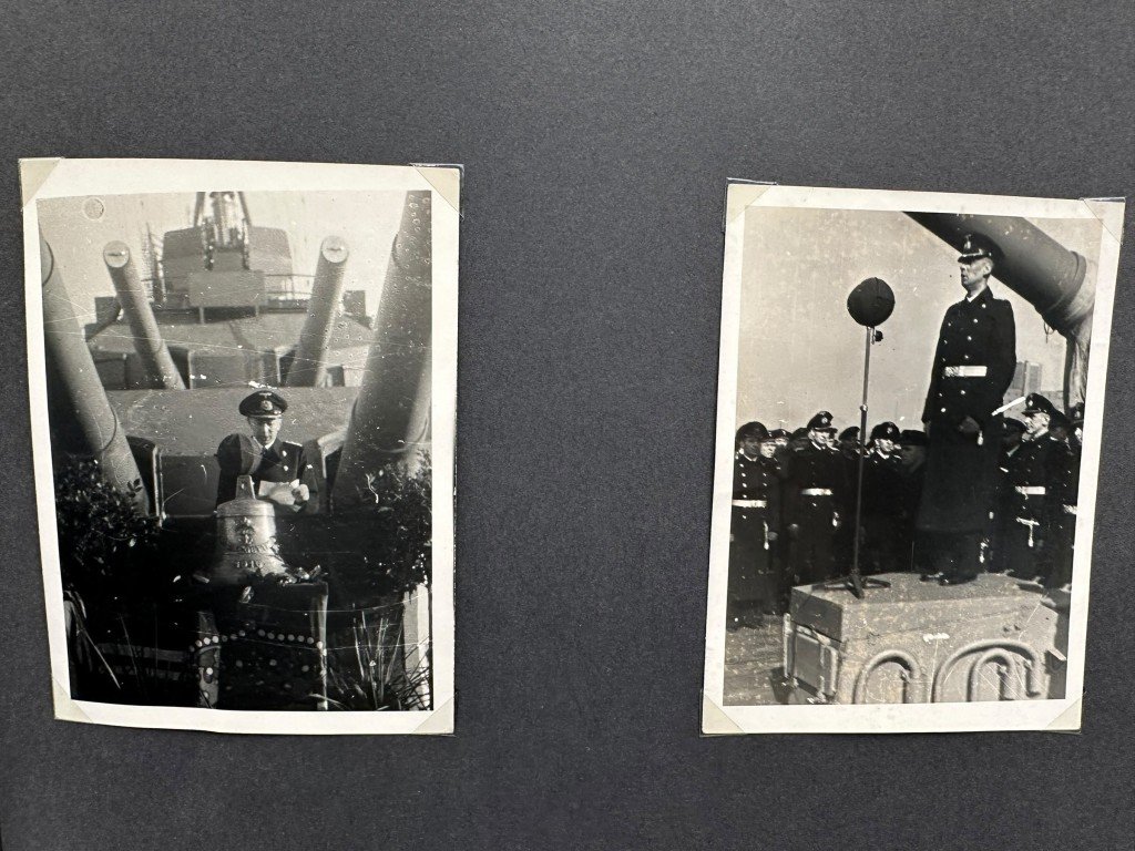 Original WWII German Kriegsmarine photo album of the Prinz Eugen ship — image 26