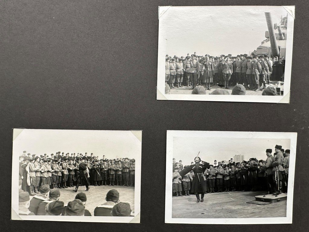 Original WWII German Kriegsmarine photo album of the Prinz Eugen ship — image 27