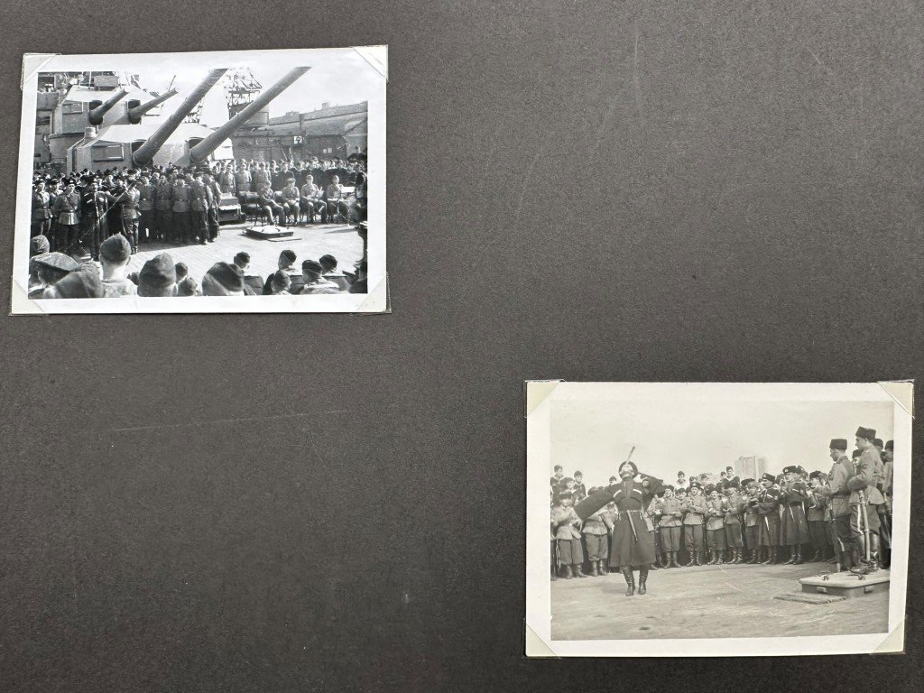 Original WWII German Kriegsmarine photo album of the Prinz Eugen ship — image 29