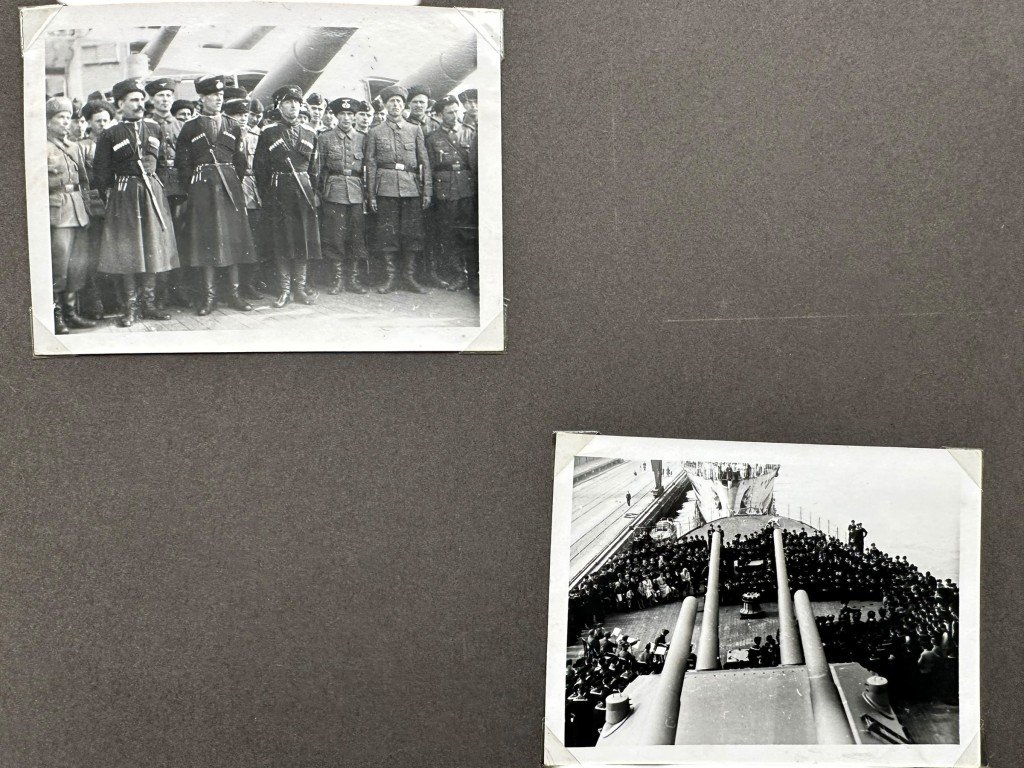 Original WWII German Kriegsmarine photo album of the Prinz Eugen ship — image 30
