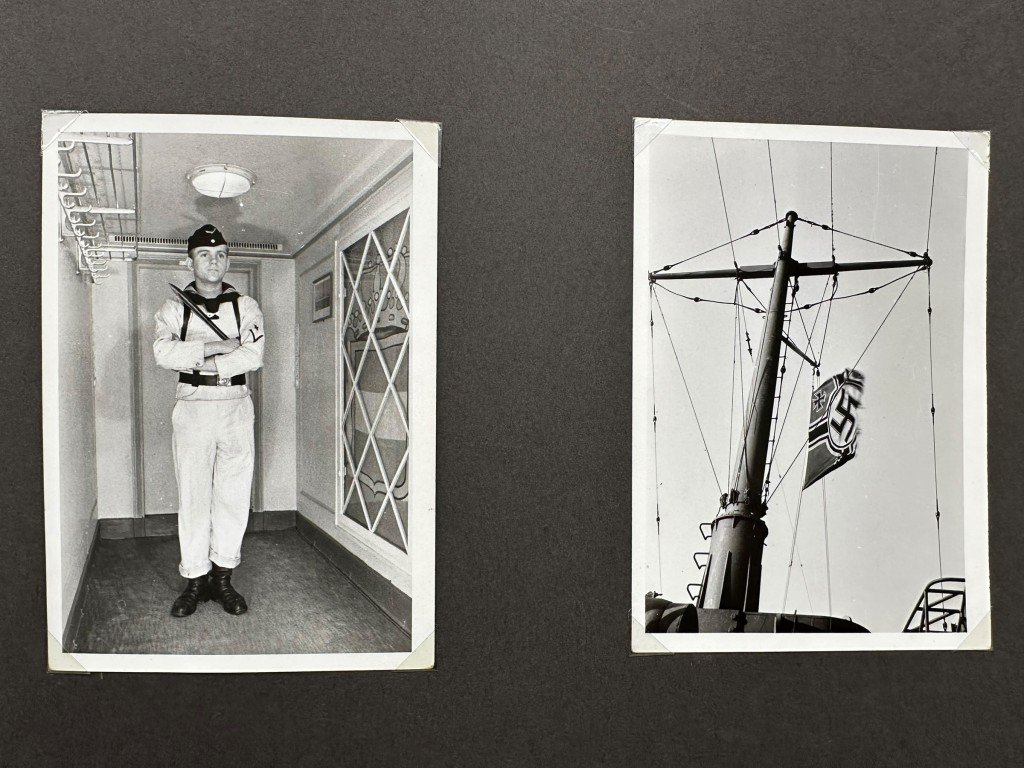 Original WWII German Kriegsmarine photo album of the Prinz Eugen ship — image 32