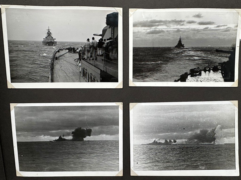 Original WWII German Kriegsmarine photo album of the Prinz Eugen ship — image 4