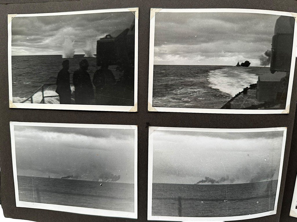 Original WWII German Kriegsmarine photo album of the Prinz Eugen ship — image 5