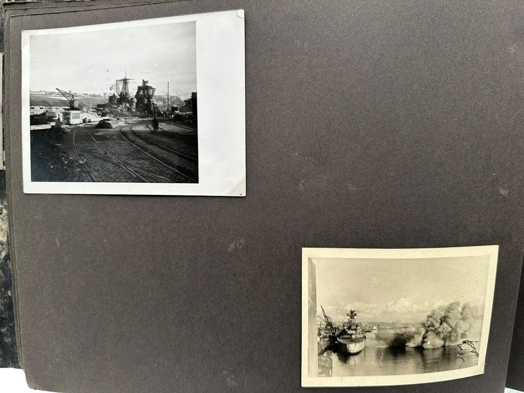 Original WWII German Kriegsmarine photo album of the Prinz Eugen ship — image 7