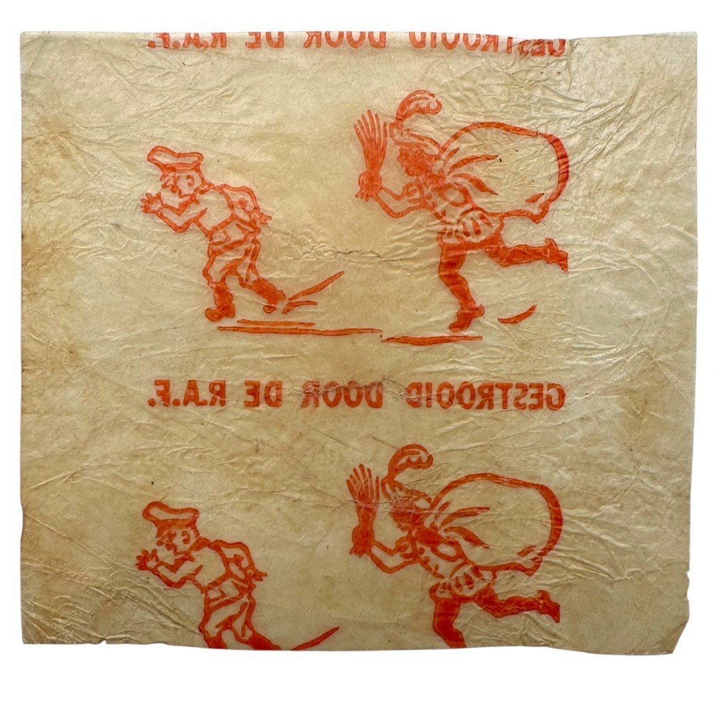 Original WWII RAF British/Dutch propaganda candy wrapper — image 2