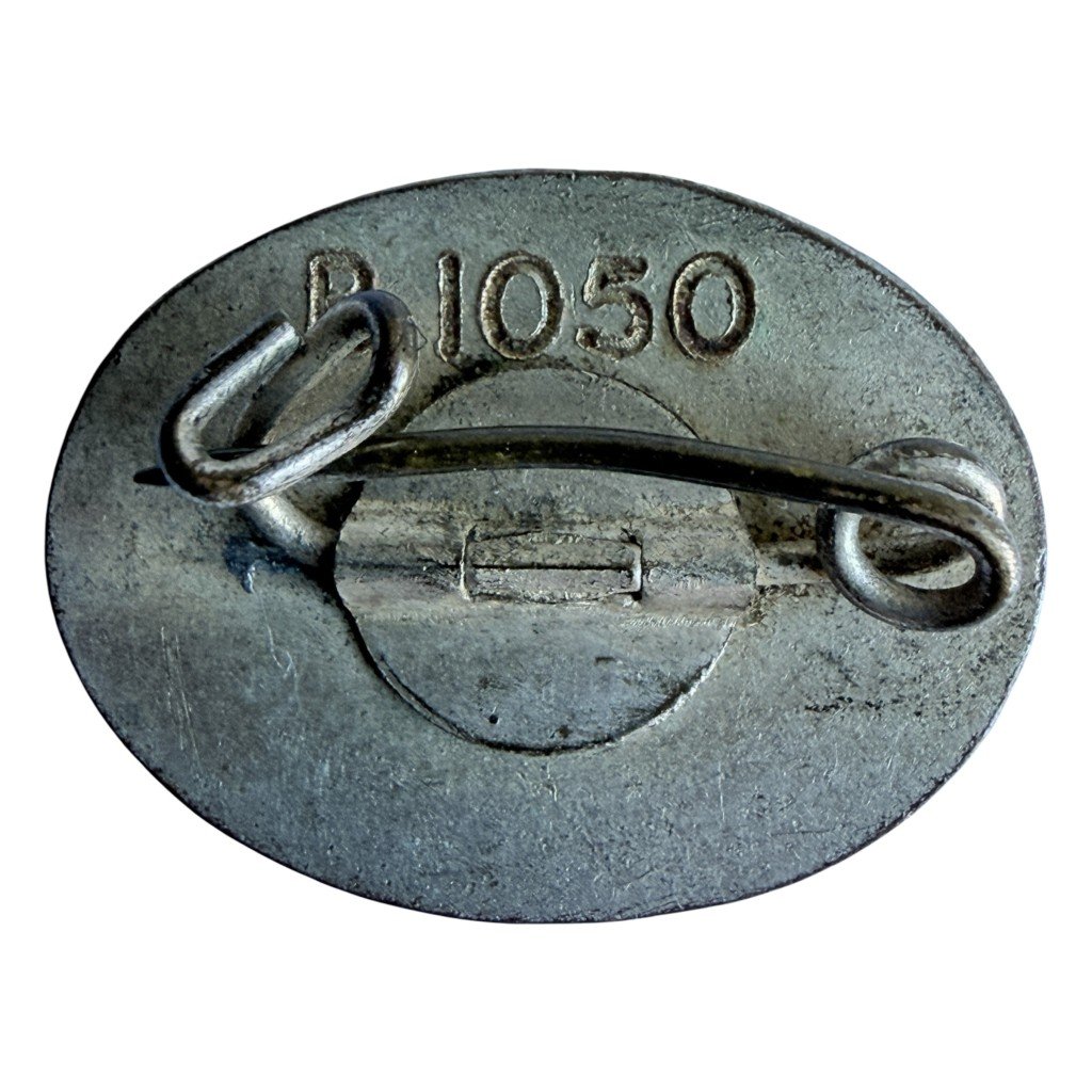 Original WWII Dutch SS BL 'Begunstigde Leden' enameled pin — image 2