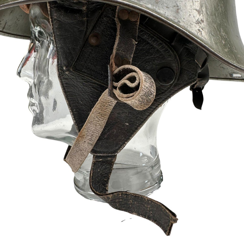 Original Pre 1940 Dutch army motorcycle helmet — image 5