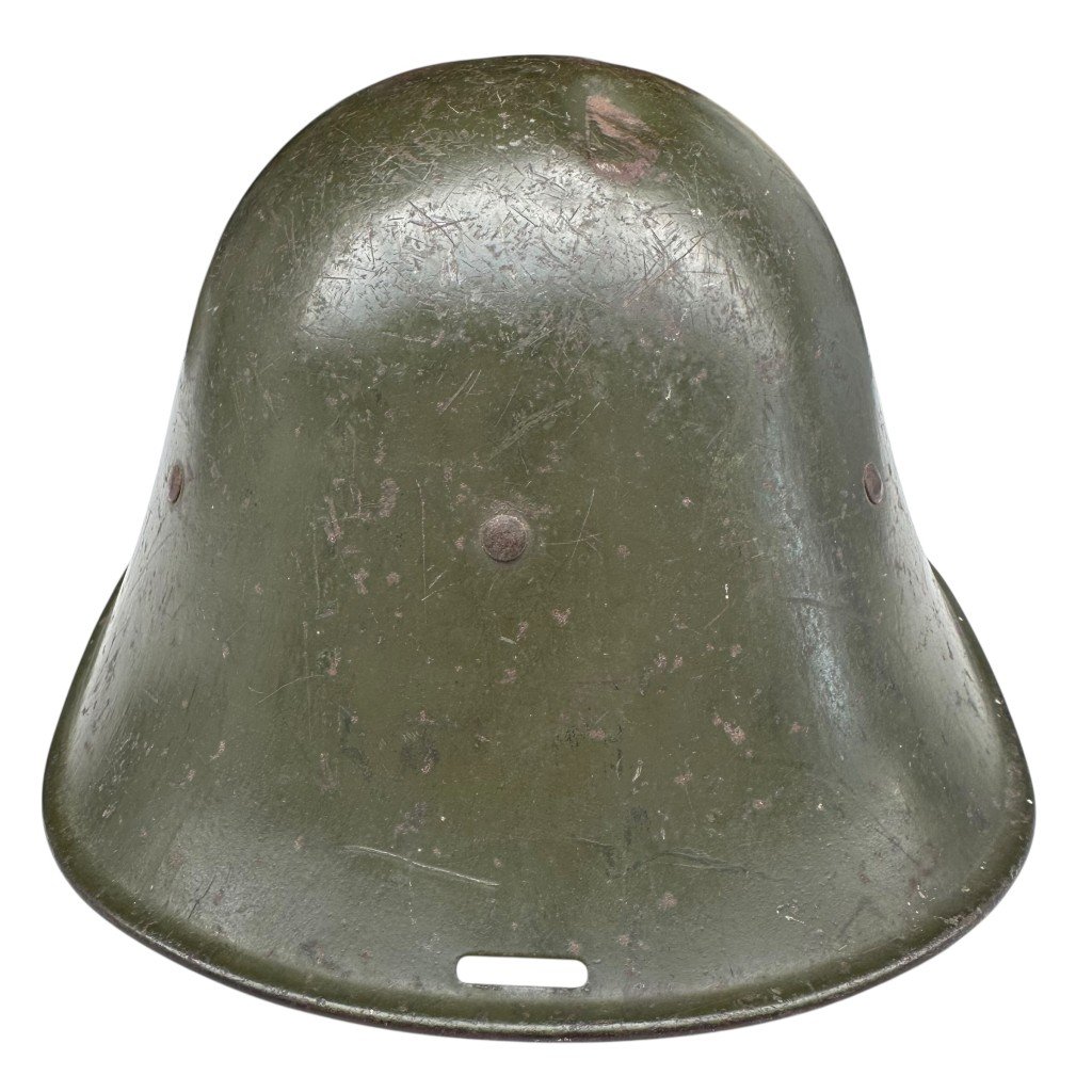 Original Pre 1940 Dutch army motorcycle helmet — image 6