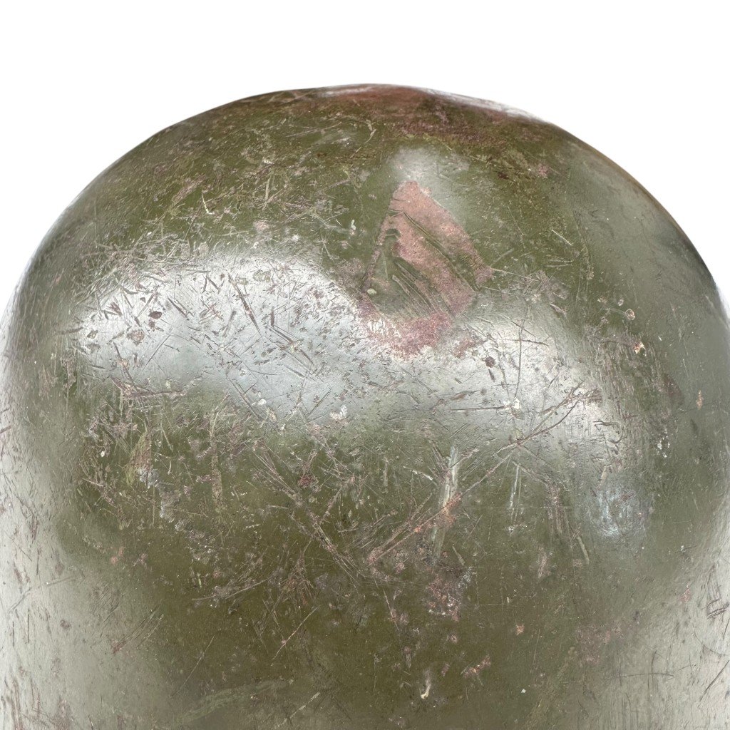 Original Pre 1940 Dutch army motorcycle helmet — image 7