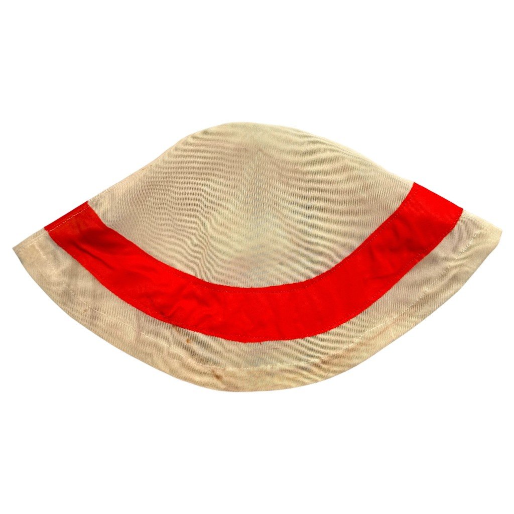 Original East German DDR NVA Verkehrspolizei helmet cover — image 3