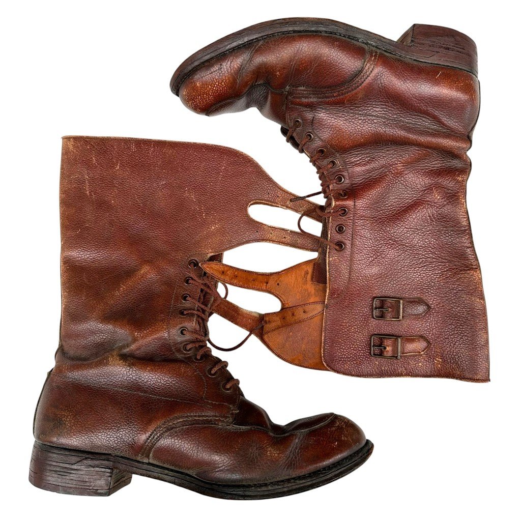Original WWII British army officer boots 1944 — image 2