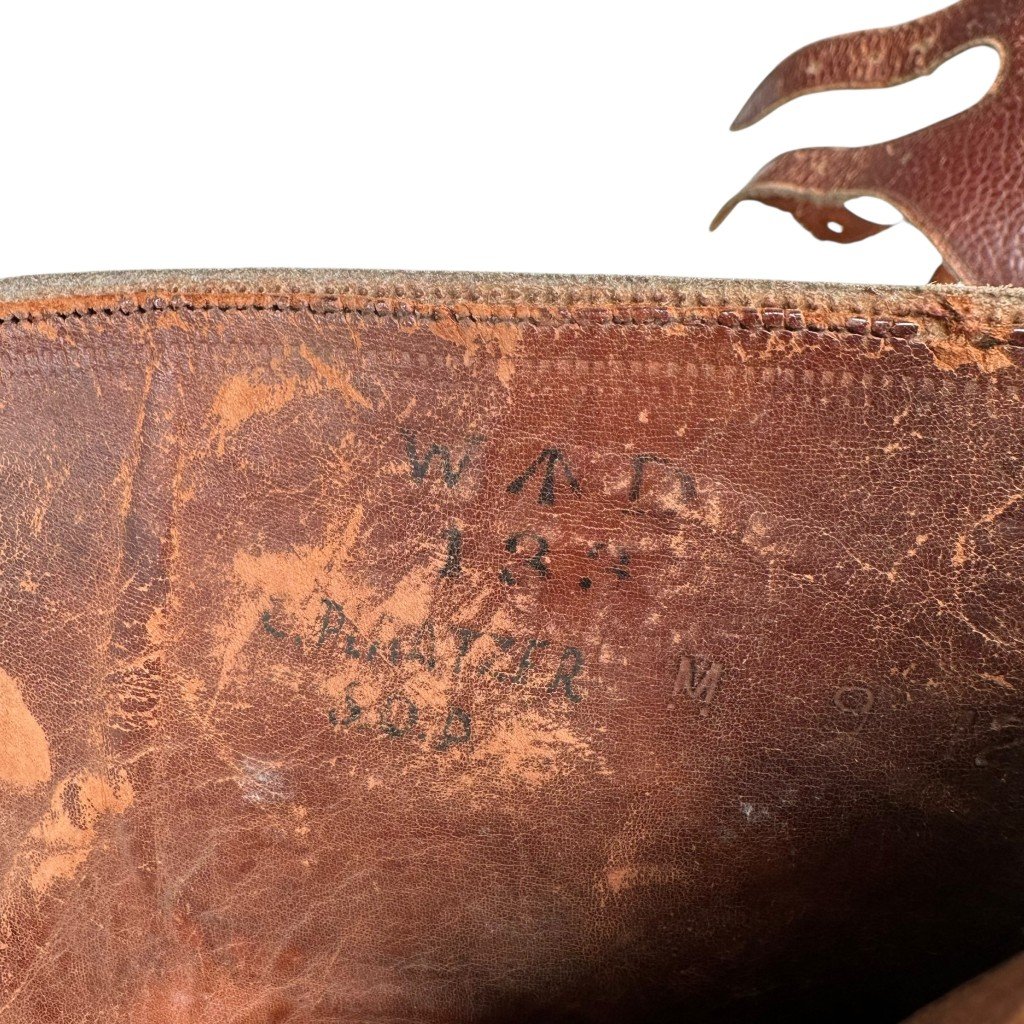 Original WWII British army officer boots 1944 — image 4