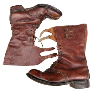 Original WWII British army officer boots 1944