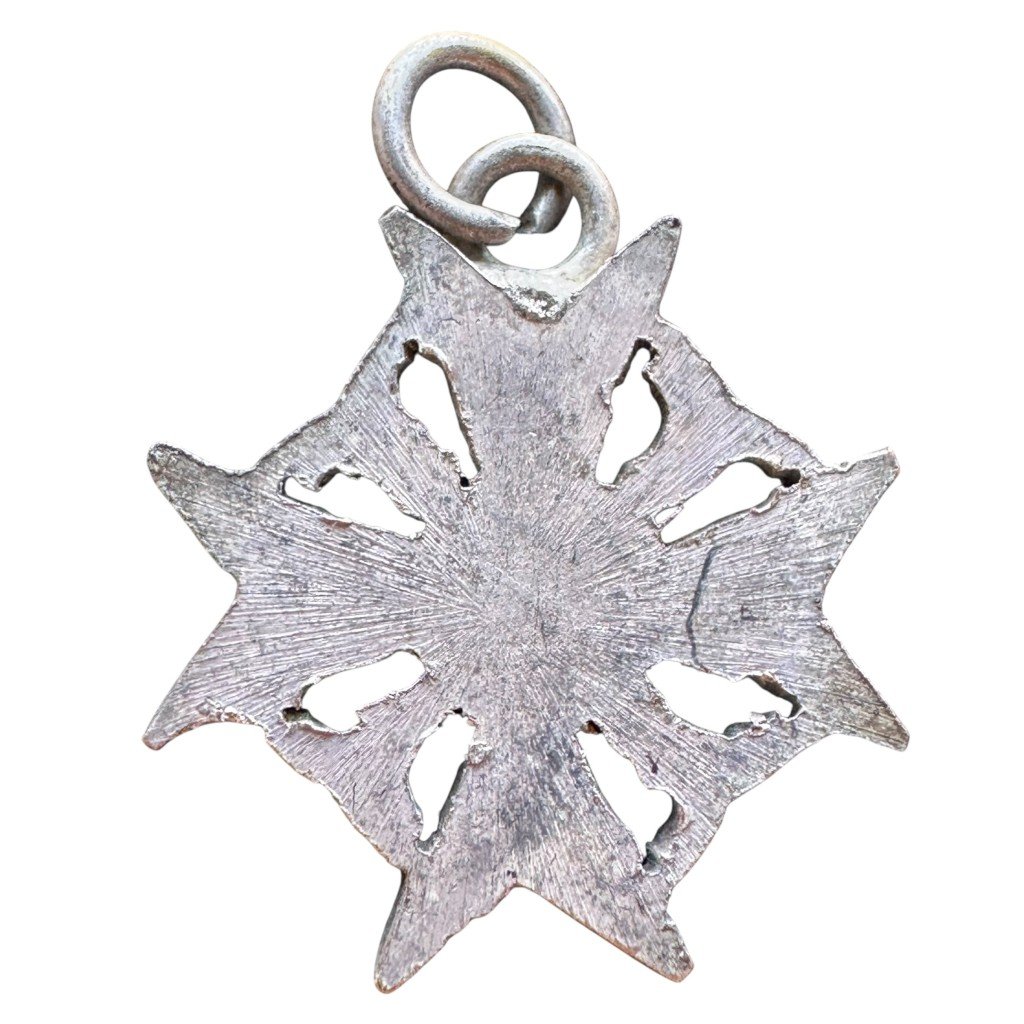 Original WWII German Spanienkreuz pendant — image 2