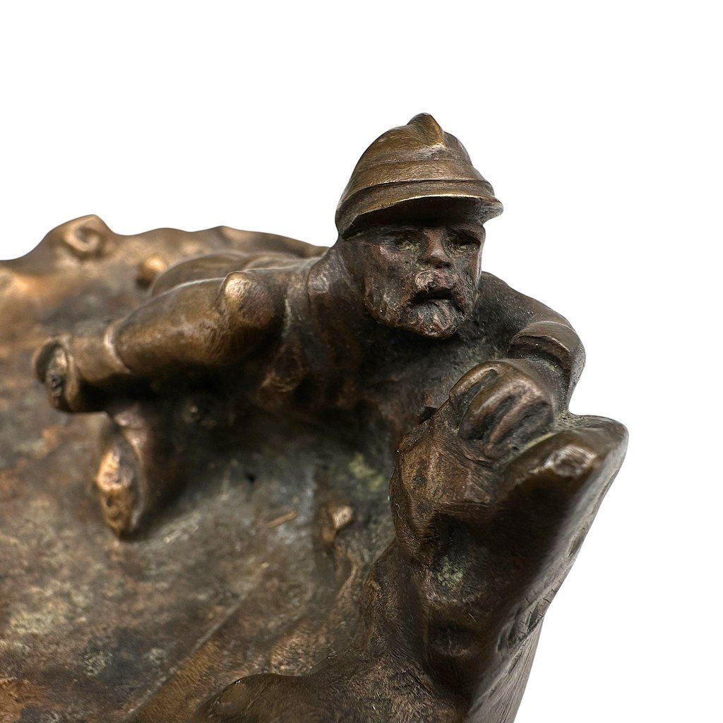 Original WW1 French army ashtray — image 3