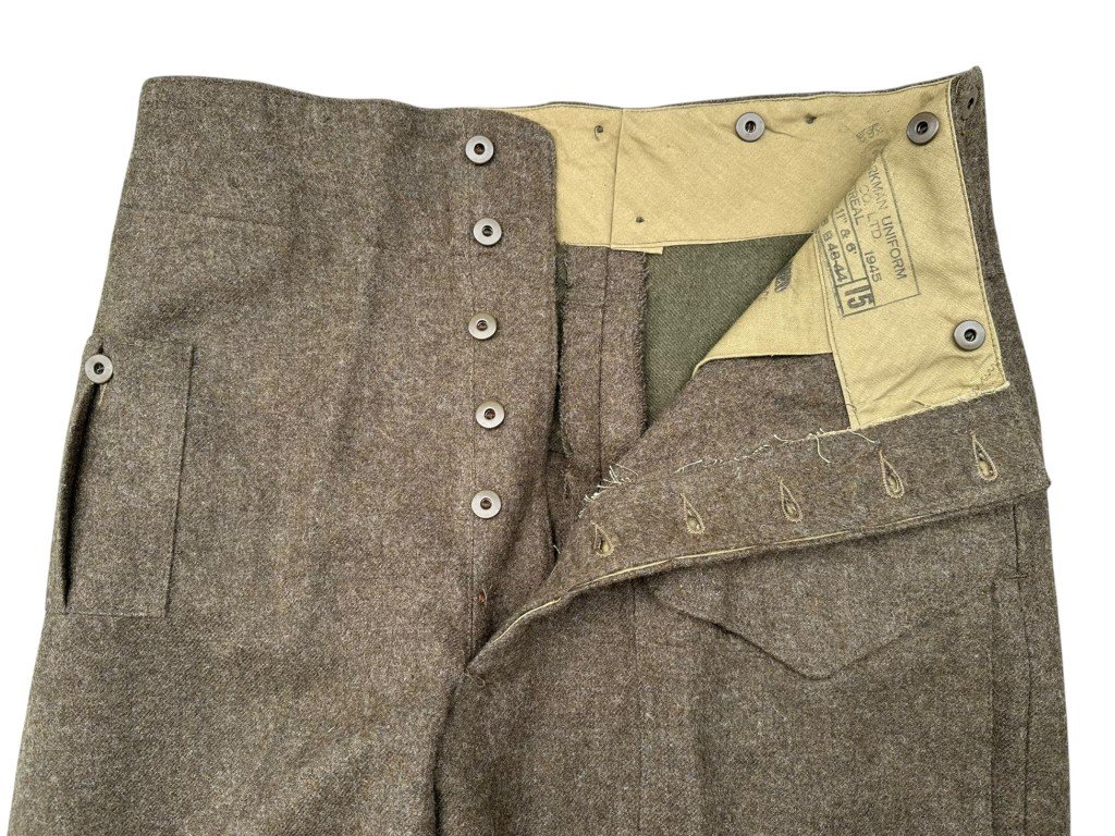 Original WWII Canadian Battle Dress trousers 1945 — image 5