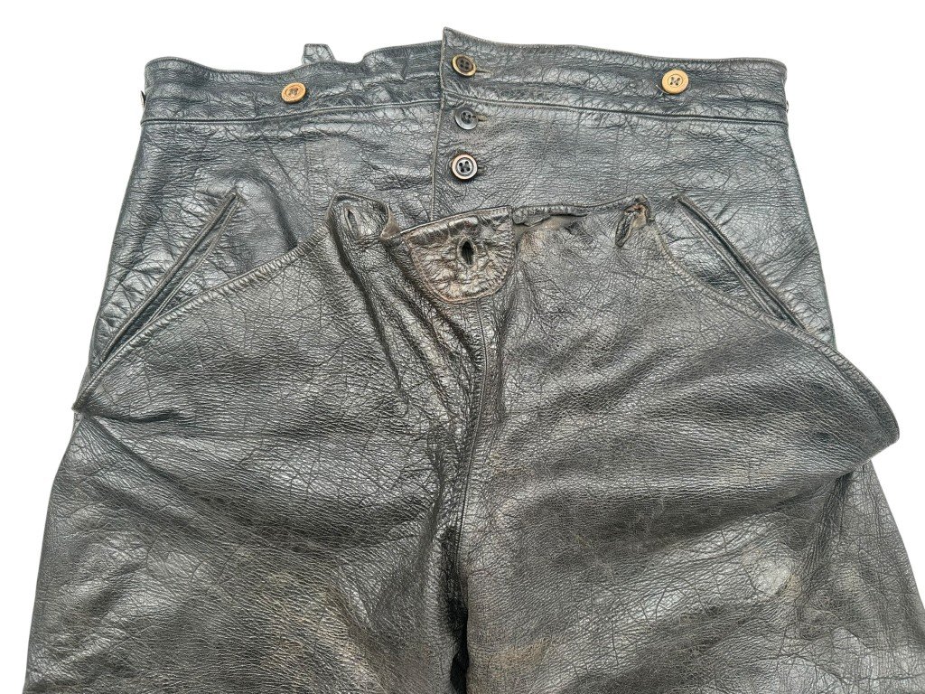 Original Pre 1940 Dutch army motorcyclist trousers — image 2