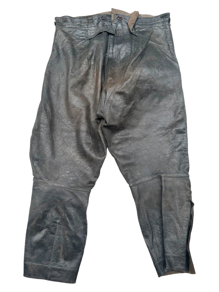Original Pre 1940 Dutch army motorcyclist trousers — image 9