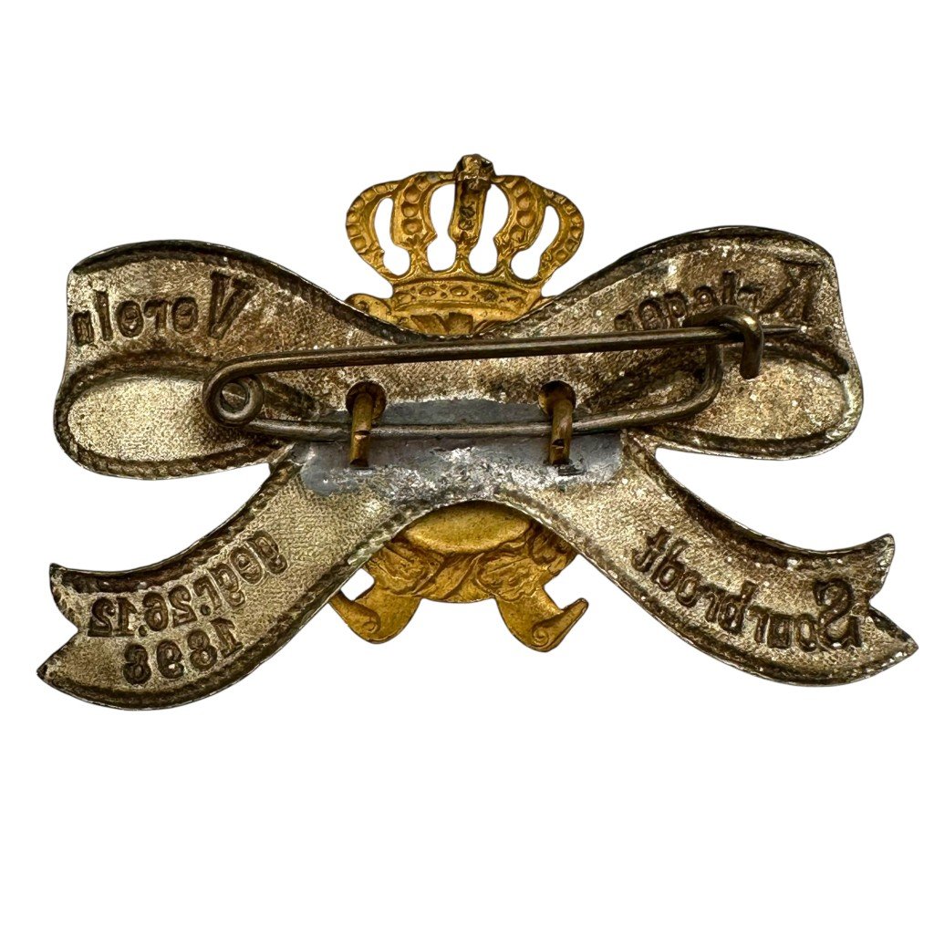 Original 1898 German Kriegerverein veterans badge — image 2