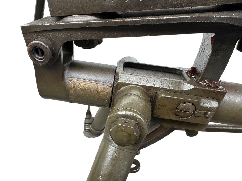 Original WWII Italian Breda 37 with tripod (1942) EU-Deko — image 13