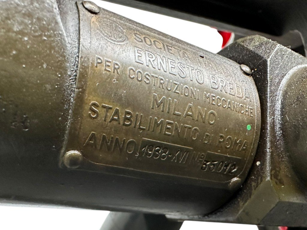 Original WWII Italian Breda 37 with tripod (1942) EU-Deko — image 3