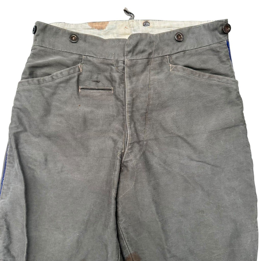 Original 1920s Dutch army infantry summer trousers — image 2