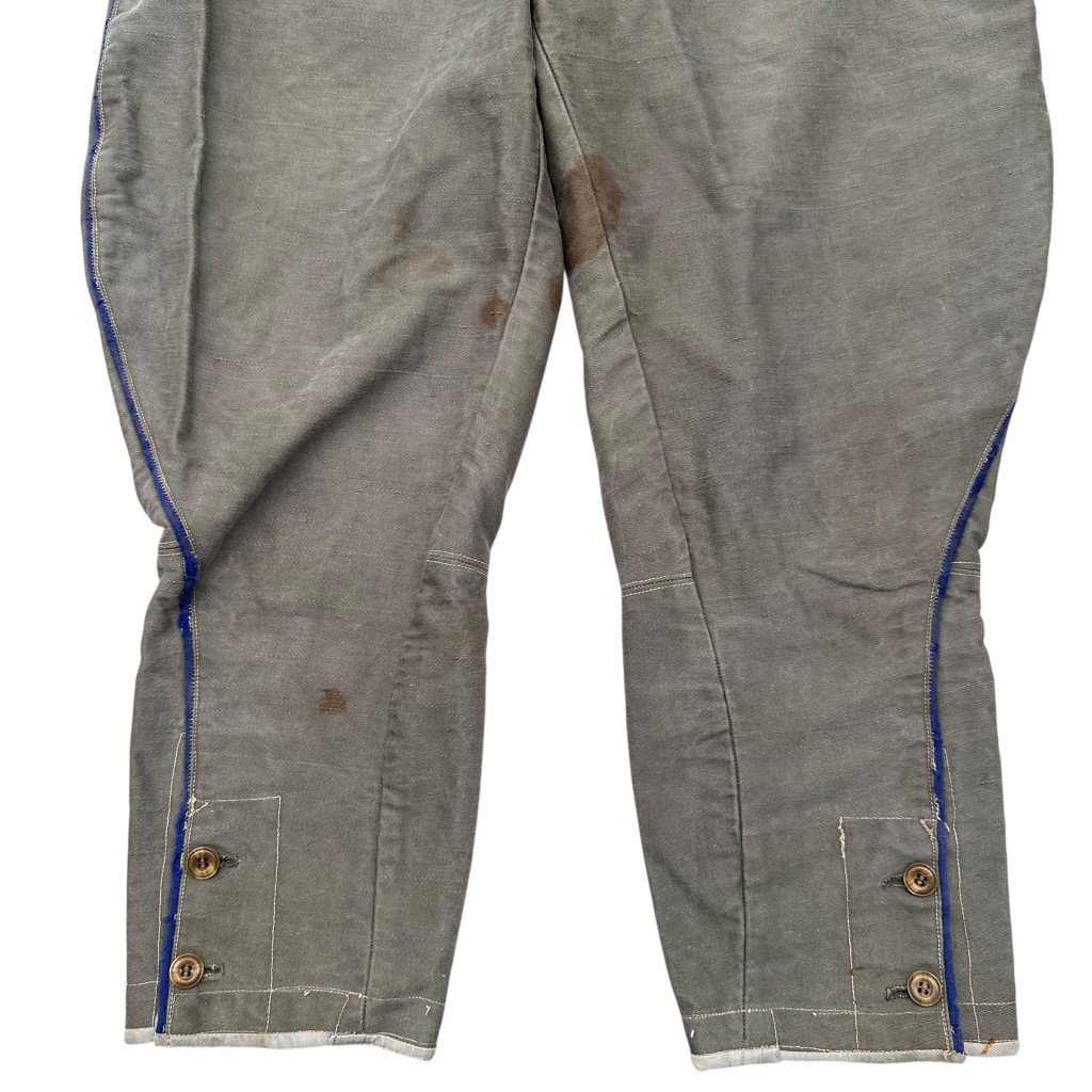 Original 1920s Dutch army infantry summer trousers — image 3