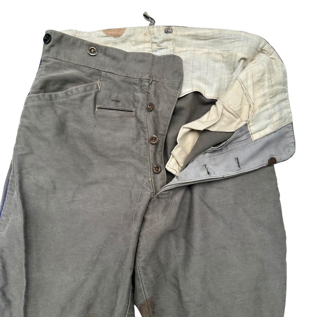 Original 1920s Dutch army infantry summer trousers — image 4